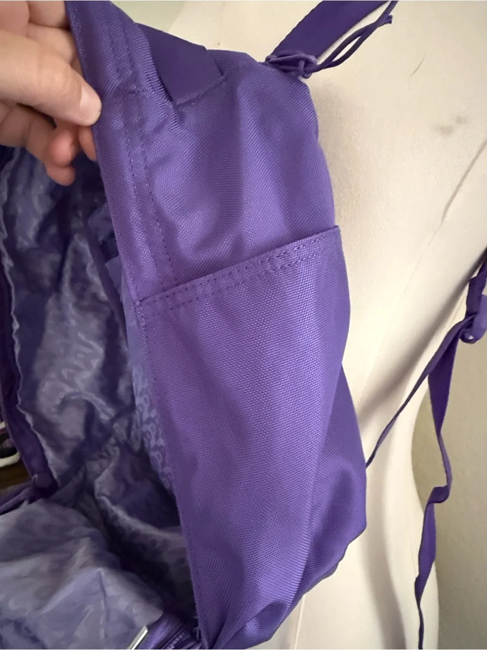 Baboon to the Moon Mini purple backpack